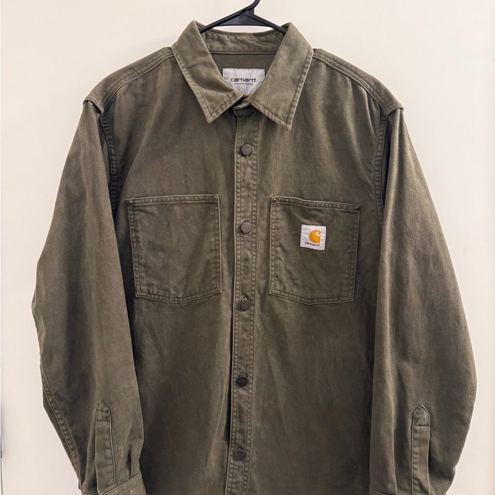 Carhartt WIP Derby Shirt Jacket | Color Plant | Size Small